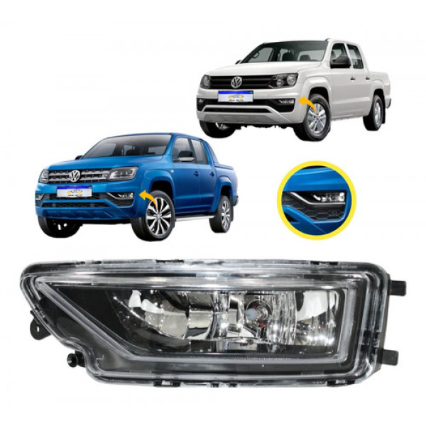 Farol Milha Vw Amarok 2017 2018 2019 2020 2021 2022 23 24 Le