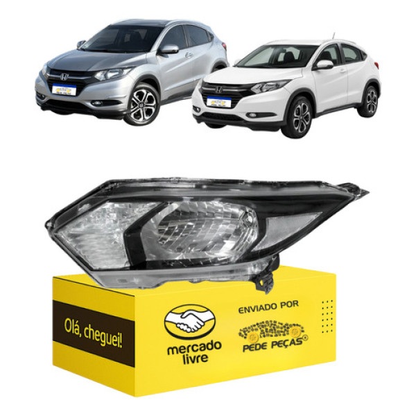 Farol Honda Hrv 2016 2017 2018 Lado Esquerdo Esquerdo