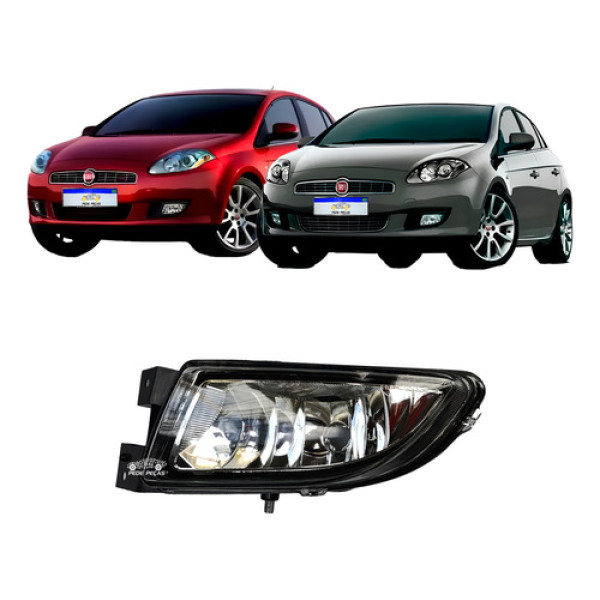 Farol Milha Fiat Bravo 2011 2012 2013 2014 2015 2016 Novo Le