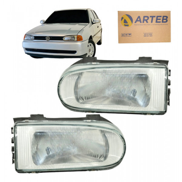 Farol Volkswagen Gol G2 1995 1996 1997 1998 1999 Arteb Novo