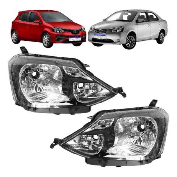 Farol Toyota Etios 2013 2014 2015 2016 2017 2018 A 2021