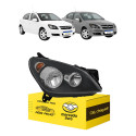 Farol Chevrolet Vectra 2006 2007 2008 Mascara Negra Novo Ld Direito/passageiro