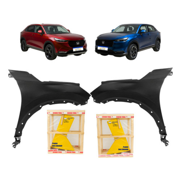 Par Paralama Honda Hrv 2022 2023 2024 2025 2026 Novo