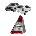 Lanterna Direita Renault Sandero 2012 A 2014 Borda Cinza 