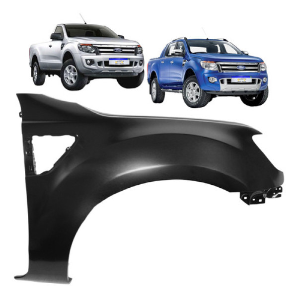 Paralama Dianteiro Direito Passageiro Pedepeças Ford Ranger 2013-2016