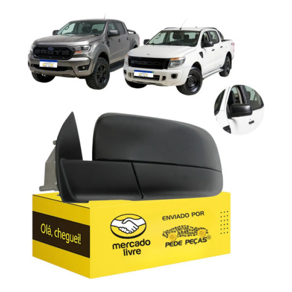 Retrovisor Ford Ranger 2013 14 15 16 2017 Fixo Manual Le