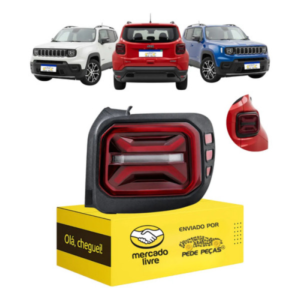 Lanterna Sinaleira Jeep Renegade 2022 23 24 25 2026 Led Ld Direito/passageiro