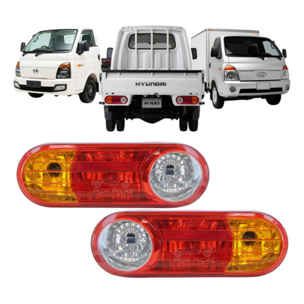 Lanterna Hyundai Hr 2005 A 2025 Ambos Os Lados Le Ld Novo Direito/passageiro Tricolor Direito/esquerdo