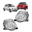Farol Fiat 500 2008 2009 2010 2011 2012 2013 A 2015 Superior
