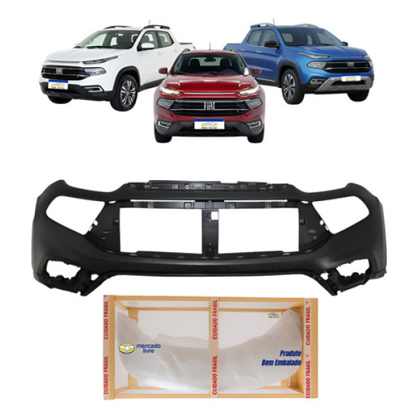 Parachoque Fiat Toro 2022 2023 2024 Freedom Volcano - Preto
