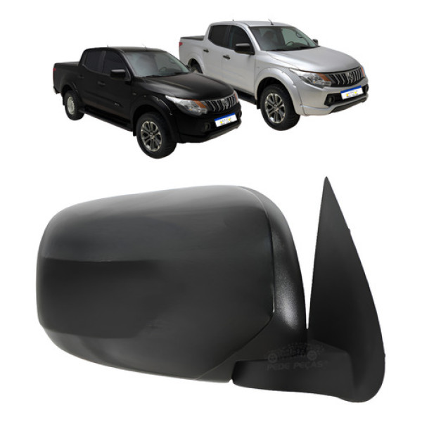 Retrovisor Direito Manual Mitsubishi Triton 2016 A 2022  Direito