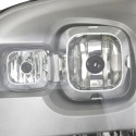 Farol Cromado Eletrico Esquerdo Ford Transit 2009 A 2014 Esquerdo/motorista