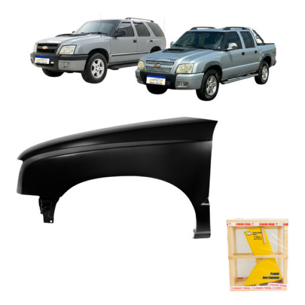 Paralama S10 Blazer Pit Bull 2001 2002 2003 2004 A 2011 L.e Esquerdo Motorista