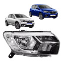 Farol Renault Sandero Logan 2020 2021 2022 2023 2024 Led Ld