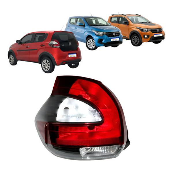 Lanterna Esquerda Mobi 2017 2018 2019 2020 2021 22 23 A 2026 Esquerdo/motorista Vermelho