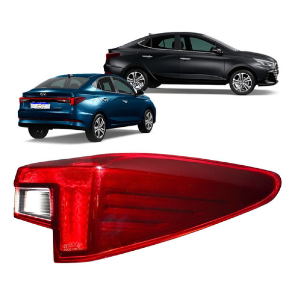 Lanterna Hyundai Hb20s Sedan 2023 2024 2025 Sem Led Canto Ld