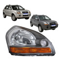 Farol Hyundai Tucson 2009 A 2017 Mascara Cinza Pisca Ambar