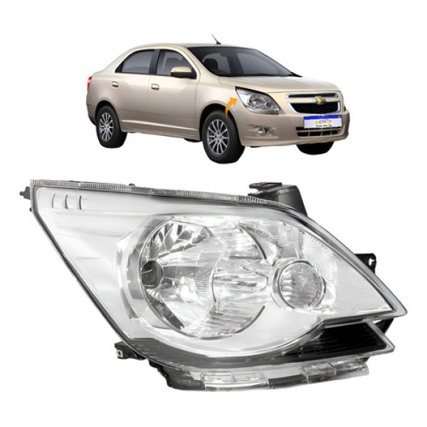 Farol Chevrolet Cobalt 2011 2012 2013 2014 2015 Ld Novo Direito Farol Chevrolet Cobalt 2011 2012 2013 2014 2015 Ld Novo Direito