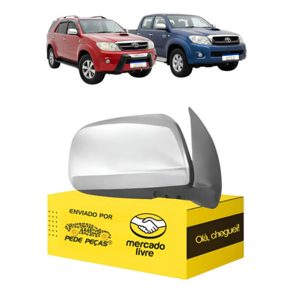 Retrovisor Toyota Hilux 2005 06 A 2011 Elétrico Cromado Ld