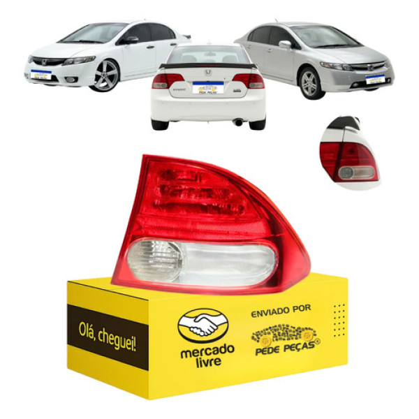 Lanterna Honda Civic 2007 2008 2009 2010 2011 Canto Nova