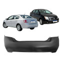 Parachoque Traseiro Sentra 2008 A 2013 Sem Furo Sensor Novo