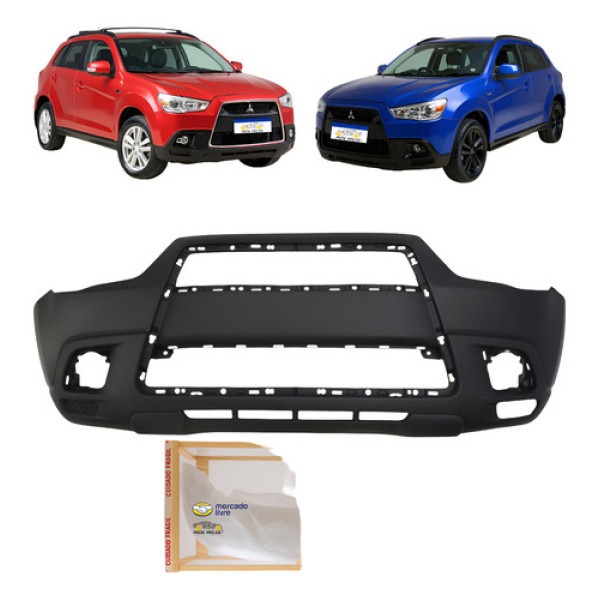 Parachoque Dianteiro Mitsubishi Asx 2011 2012 Full Preto
