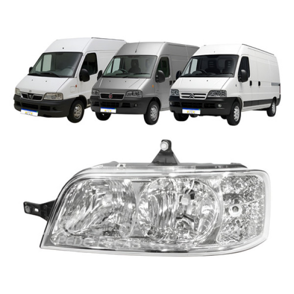 Farol Ducato Jumper Boxer 2007 2008 2009 A 2016 Esquerdo