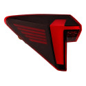 Jogo Lanterna Traseira Hb20 Hatch 2023 2024 2025 2026 C/led Ambos Lados Vermelho