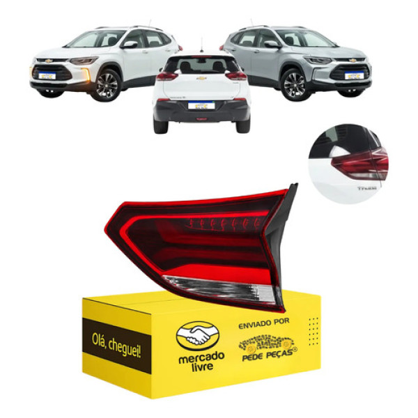 Lanterna Tampa Mala Tracker 2020 21 22 23 24 2025 C/led Ld Direito/passageiro Fumê