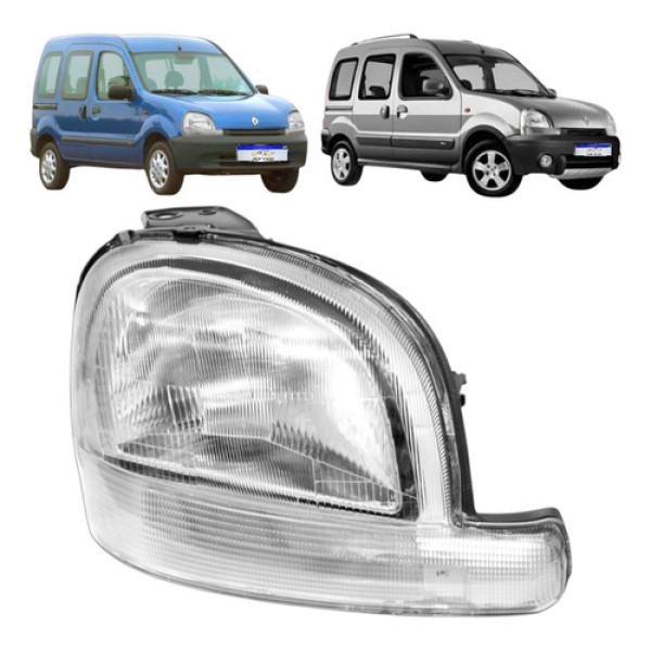 Farol Renault Kangoo 1998 1999 2000 2001 2001 A 2007 Novo Ld