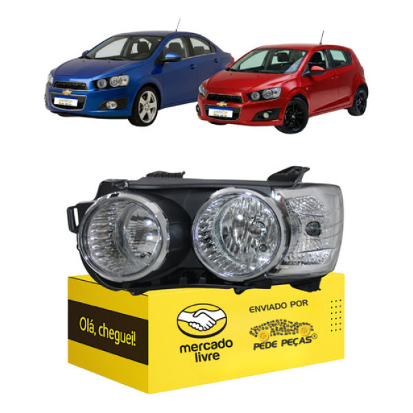 Farol Sinaleira Sonic 2012 2013 2014 Lt Ltz Ltz Effect L.e Esquerdo/motorista