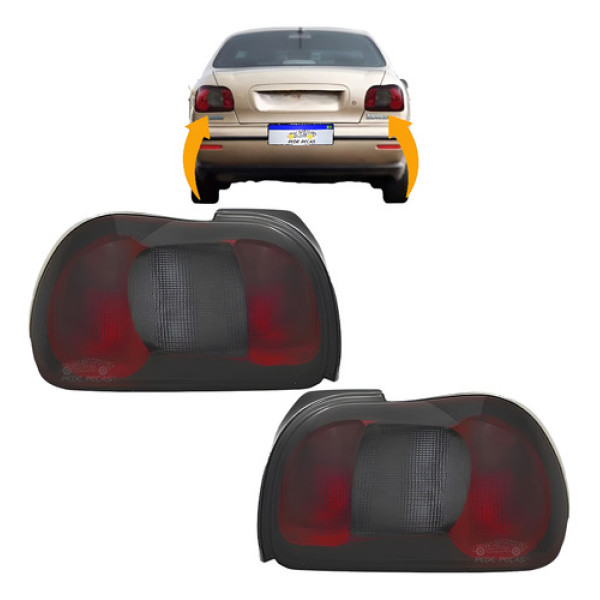 Lanterna Fiat Marea Sedan Fume 1998 1999 2000 2001 Novo