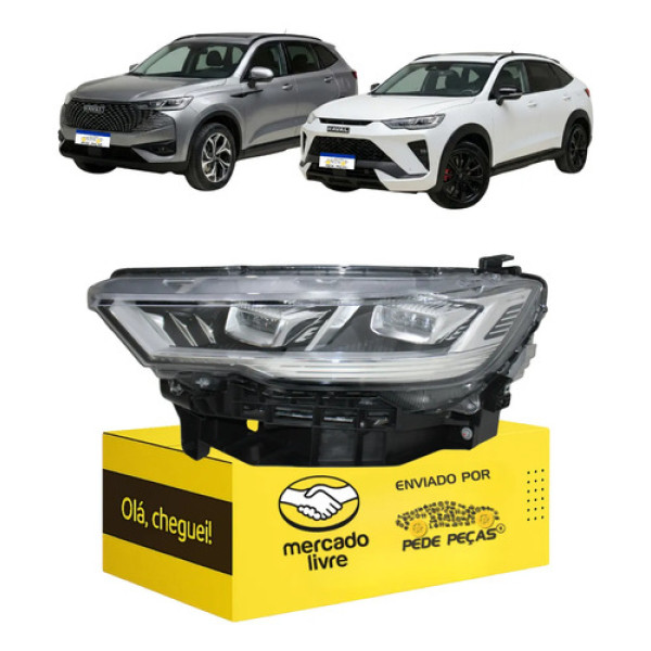 Farol Sinaleira Haval H6 Gt H6 2023 A 2026 Full Led Novo L.e Esquerdo/motorista