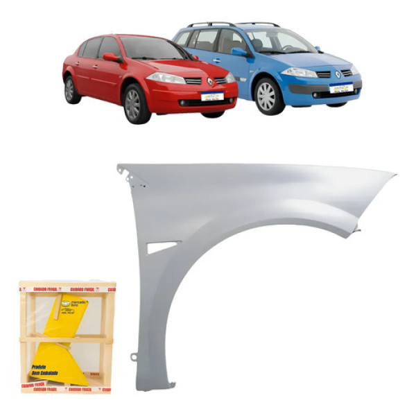 Paralama Renault Megane Grand Tour Cc 2006 2007 08 A 2013 Ld