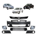 Parachoque Vw Gol Saveiro Voyage G5 2009 2010 2011 A 2013 Preto