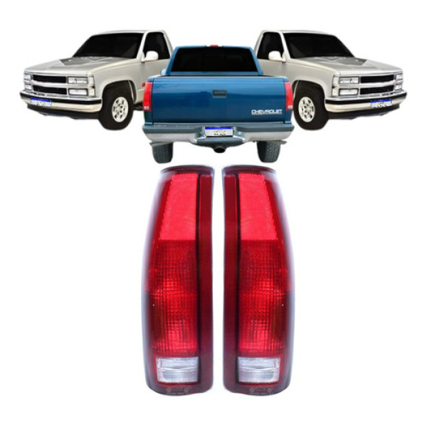 Par Lanterna Chevrolet Silverado 1997 1998 1999 A 2002 Nova