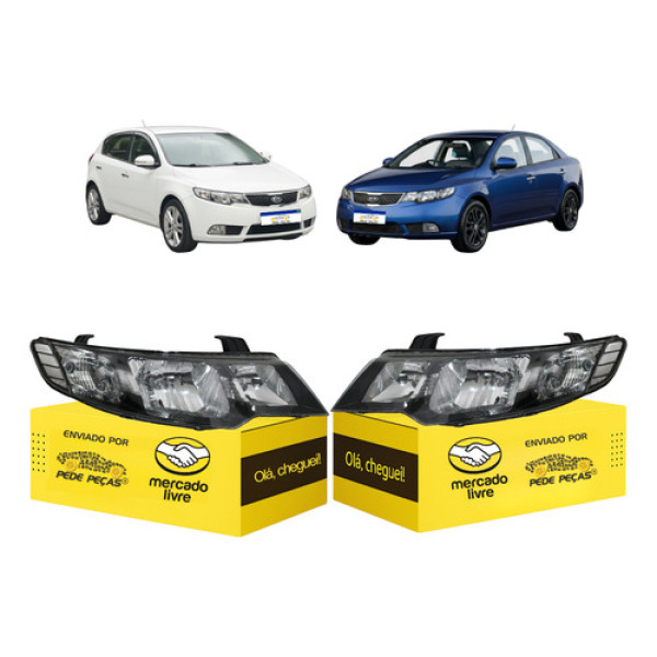 Par Farol Kia Cerato 2009 2010 2011 2012 2013 Novo Ambos Lados