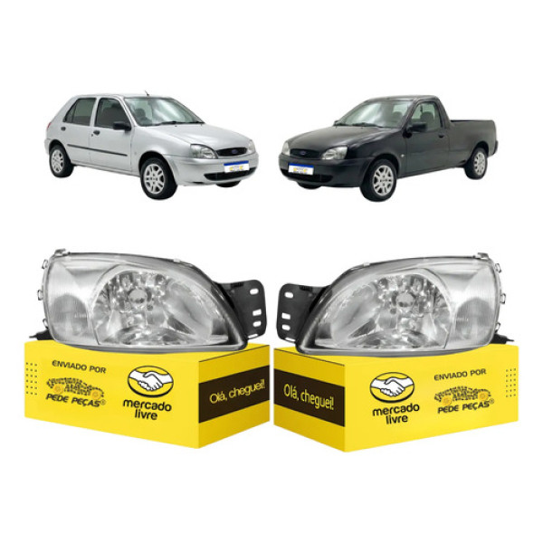 Par Farol Sinaleira Fiesta Courier 2000 01 02 03 04 A 2013 Ambos Lados