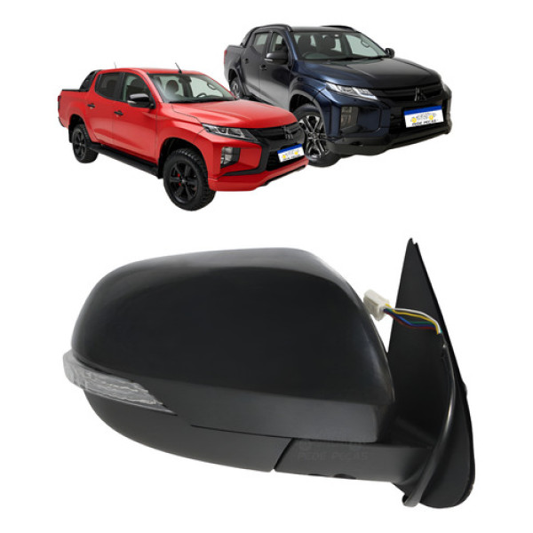 Retrovisor Ld Mitsubishi Triton 2021 A 2025 Retrátil C/pisca