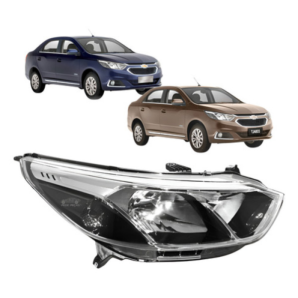 Farol Chevrolet Cobalt Lt Ltz Elite 2016 2017 A 2020 Novo Ld
