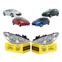 Par Farol Peugeot 307 2007 2008 2009 2010 2011 2012 Cromado Direito