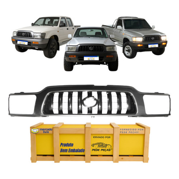 Grade Superior Toyota Hilux 2002 03 2004 Dx Full Sr Srv Nova Cinza Cinza