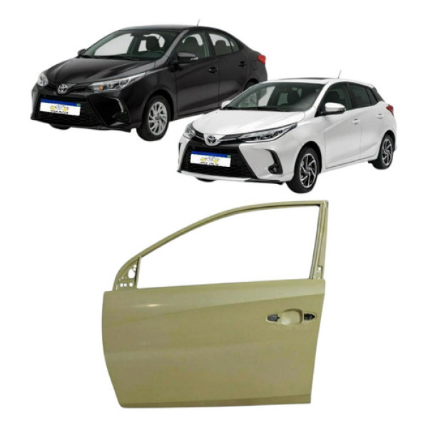 Porta Dianteira Esquerda Toyota Yaris 2019 2020 2021 A 2025