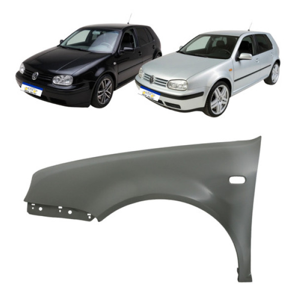 Paralama Esquerdo Volkswagen Golf 1999 A 2007 C/furo Pisca Esquerdo