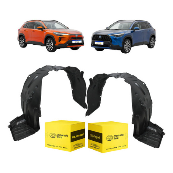 Par Parabarro Dianteiro Corolla Cross 2021 22 23 24 25 2026