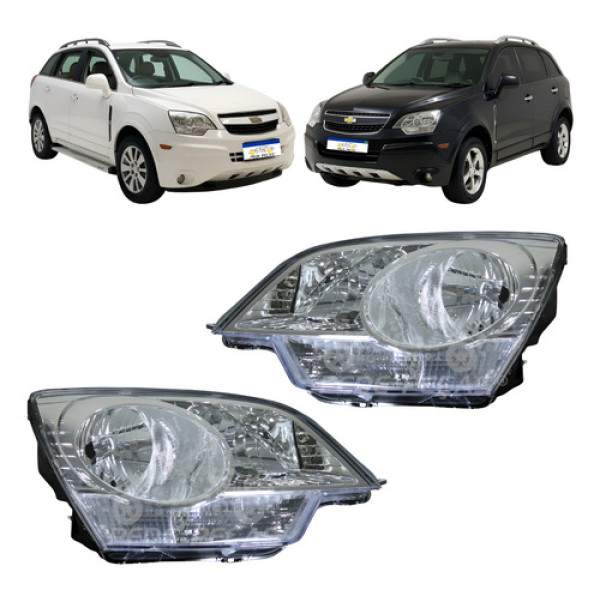 Par Farol Chevrolet Captiva 2008 2009 2010 A 2014 Manual