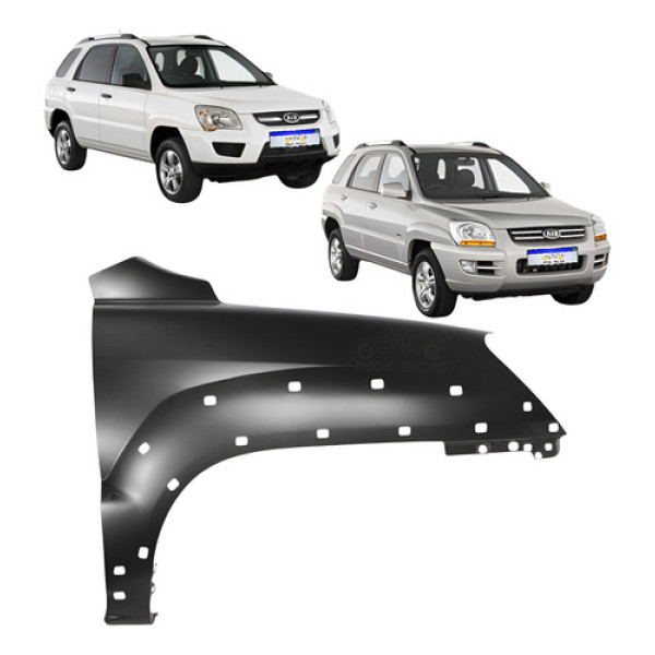 Paralama Kia Sportage 2005 2006 2007 2008 09 10 Com Furo Ld