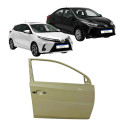 Porta Dianteira Direita Toyota Yaris 2019 2020 2021 A 2025 Dianteira Direita Passageiro Cinza