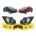 Par Farol Gm Cobalt 2011 2012 2013 2014 2015 Mascara Negra Ambos Lados