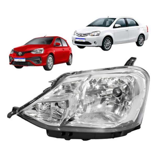 Farol Toyota Etios 2013 2014 2015 2016 2017 2018 2019 Le - Esquerdo
